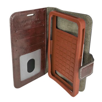 Купить чохол-книжка універсальна levol шкірзам. з магнітом 4.8-5.1 (коричневий) онлайн