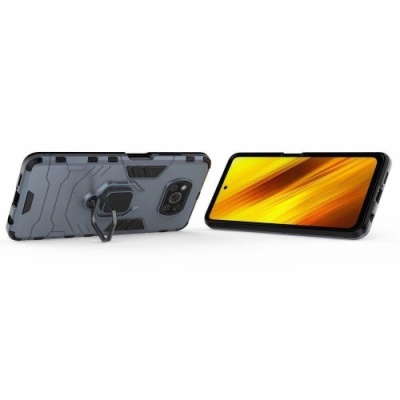 Купить чохол-накладка armor magnet для xiaomi poco x3/x3 pro - blue онлайн