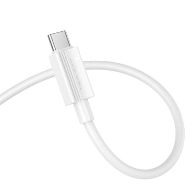 кабель hoco x107 usb - type-c 3.0a/1m (білий) 