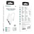 перехідник borofone dh4 type-c converter(type-c to usb3.0+hdmi+pd) (бiлий) 
