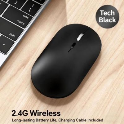 мишка бездротова twolf x2 rechargeable 2.4g (чорний) 