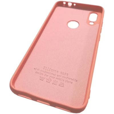Купить силіконовий чохол soft silicone casevsmagnet ring для xiaomi redmi 7 - peach онлайн