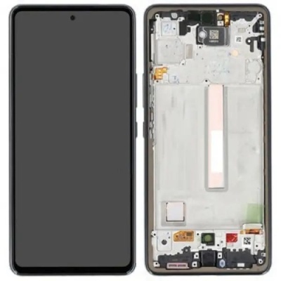 дисплей для samsung m536 galaxy m53 (2022) з сенсором і рамкою чорний (original)
