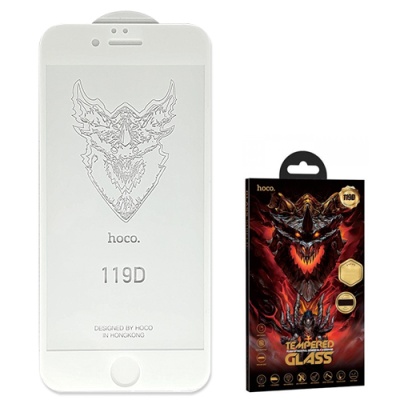 захисне скло hoco dg1 (119d) для apple iphone 6/6s (білий) 
