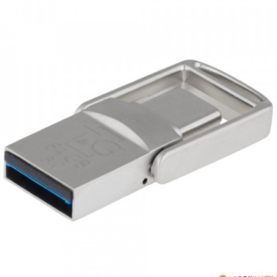 usb флеш-накопичувач otg tg type-c 64gb metal 104 (сталевий) 