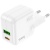 Мережевий Зарядний Пристрій HOCO C111A PD30W+ QC3.0 (1USB/1Type-C) (білий) мережевий зарядний пристрій hoco c111a pd30w+ qc3.0 (1usb/1type-c) (білий)