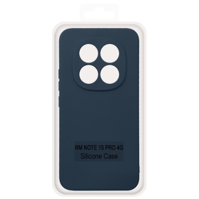 Купить чохол soft silicone case full для xiaomi redmi note 15 pro 4g (163.22/76.29/7.96) (темно-синій) онлайн
