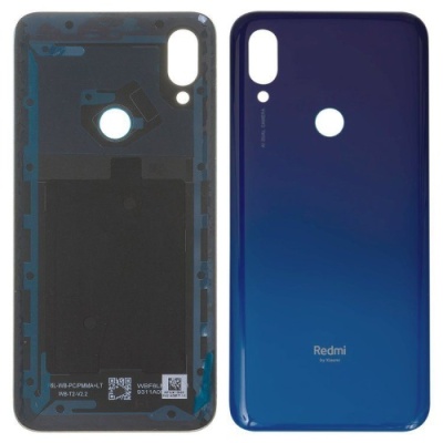 задня кришка для xiaomi redmi 7, синя, m1810f6lg, m1810f6lh, m1810f6li