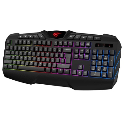 клавіатура провідна havit hv- kb465l black 