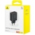мережевий зарядний пристрій baseus cube fast charger eu cluster (p10111402113-00) 2usb/qc3.0 + 1type-c/30w/pd (чорний) 