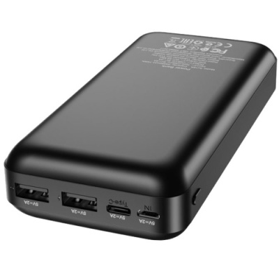 додаткова батарея power bank borofone bj16a 20000 mah (чорний) 