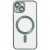 Купить чохол tpu metallic full camera with magsafe для apple iphone 13 (matte green) онлайн