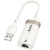 Перехідник HOCO UA41 USB - RJ45 (білий apricot) перехідник hoco ua41 usb - rj45 (білий apricot)