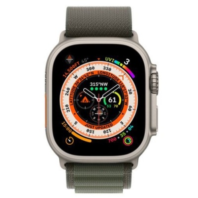 ремінець для apple watch alpine loop 42/44/45/49 mm (зелений) 