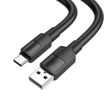 кабель hoco x84 solid usb - type-c 3a/1m (чорний) 