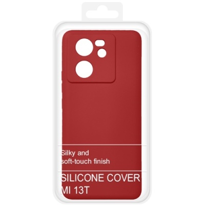 Купить силіконовий чохол soft silicone case для xiaomi 13t/13t pro (червоний) онлайн