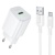 Мережевий Зарядний Пристрій Borofone BAS82A QC3.0 (1USB/3A) + USB - MicroUSB (білий) мережевий зарядний пристрій borofone bas82a qc3.0 (1usb/3a) + usb - microusb (білий)