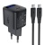 Мережевий Зарядний Пристрій Acefast A115 PD30W (1Type-C) + Type-C - Type-C (1,2м) (чорний) мережевий зарядний пристрій acefast a115 pd30w (1type-c) + type-c - type-c (1,2м) (чорний)