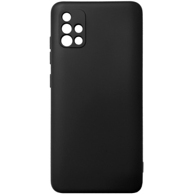 Купить силіконовий чохол soft silicone case для samsung a515 galaxy a51 - black онлайн