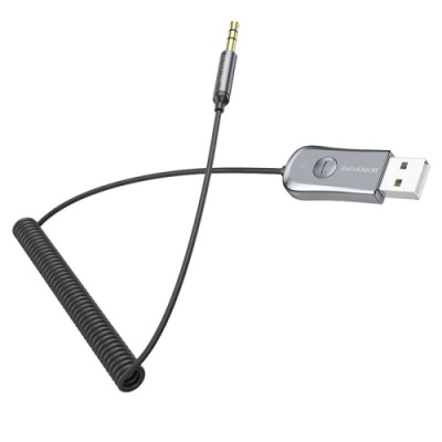 Bluetooth аудіо ресівер Borofone BC44 (Сірий)