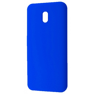 Купить силіконовий чохол soft silicone case для xiaomi redmi 8a - blue онлайн
