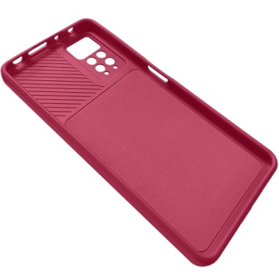 Купить силіконовий чохол soft tpu armor camshield для xiaomi redmi note 12 pro 4g - wine red онлайн