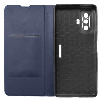 Купить чохол-книжка elastic для xiaomi poco f4 gt 4g/5g (темно-синій) онлайн