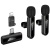 мікрофон петличний бездротовий hoco l20a dual-mic ip/type-c (чорний) 