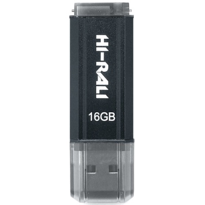 usb флеш-накопичувач hi-rali corsair 16gb (сірий) 
