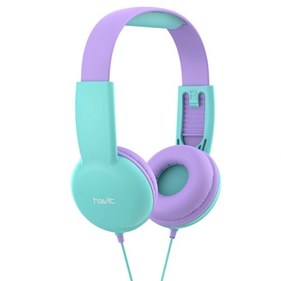 навушники накладні havit hv-h211d green-light violet 