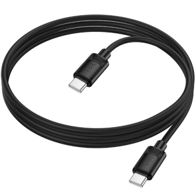 кабель hoco x122 silicone type-c - type-c 60w/1m (чорний) 