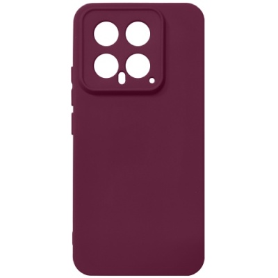 Купить чохол soft silicone case full для xiaomi 14 (maroon) онлайн