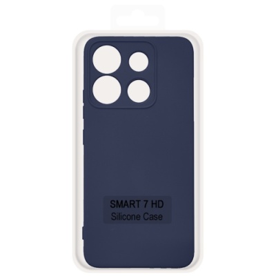 Купить чохол soft silicone case full для infinix smart 7 hd x6516 (dark blue) онлайн