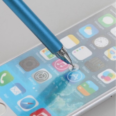 стилус ємнісний, високоточний, jot pro, алюмінієвий, світло-голубий 