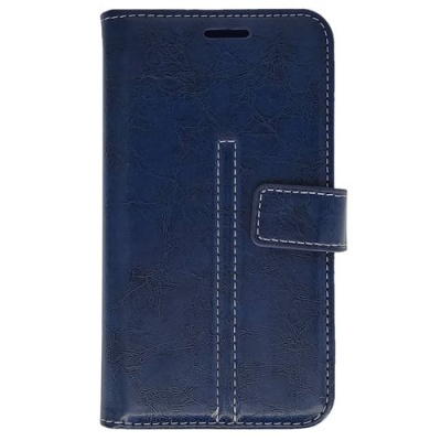 Купить чохол-книжка універсальна levol шкірзам. з магнітом 5.1-5.5 (синій) онлайн
