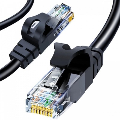 кабель xo gb007 lan-lan 1gb 1m black 