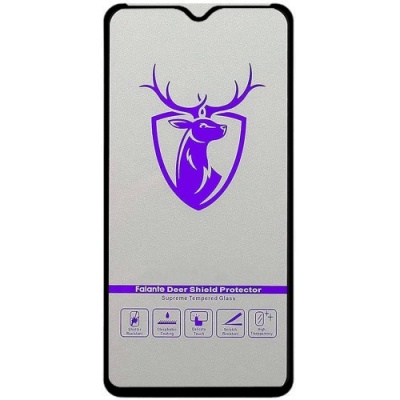 захисне скло glass full glue hd deer для samsung a107 galaxy a10s (чорний) 