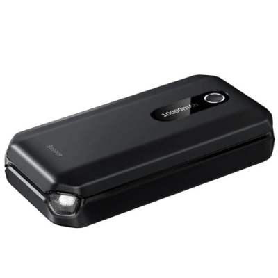 пусковий пристрій бустер додаткова батарея power bank baseus cgnl020101 air car jump starter 10000 mah (чорний) 
