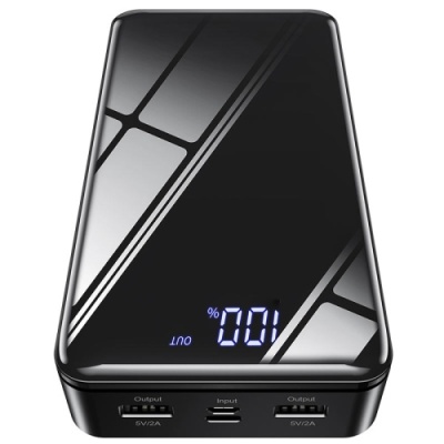 додаткова батарея power bank borofone bj8 extreme 30000 mah (чорний) 