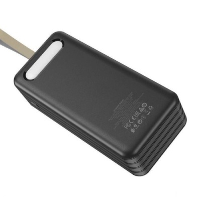 додаткова батарея power bank borofone dbt09 with light 60000mah (чорний) 