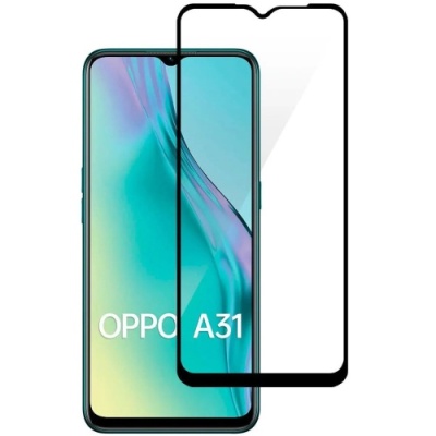 захисне скло ipaky для oppo a15/a15s/a31 (чорний) 