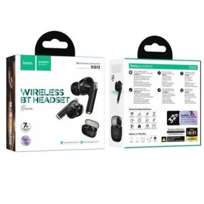 бездротові навушники (tws) hoco eq12 (black) 