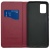 Купить чохол-книжка leather fold для samsung a025 galaxy a02s (темно-червоний) онлайн