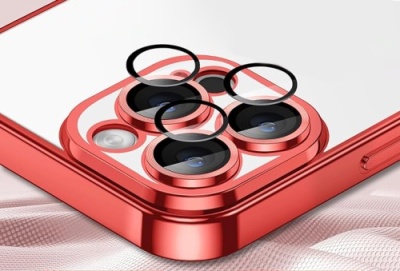 Купить чохол tpu metallic full camera with magsafe для apple iphone 12 pro max (red) онлайн