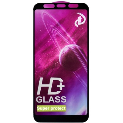 захисне скло glass full glue space для samsung a750 galaxy a7 2018 (чорний) 