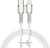 кабель baseus cafule metal (pd) type-c - lightning 20w/1m (catljk-a02) (white) 