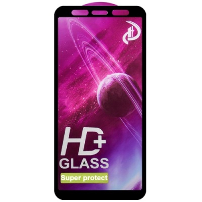 захисне скло glass full glue space для samsung j610 galaxy j6 plus (чорний) 