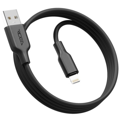 кабель ridea rc-ai21 airsiliconepro 12w/1m usb - lightning (чорний) 