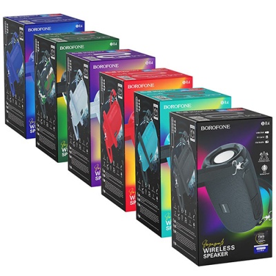портативна колонка borofone br4 (сірий) 