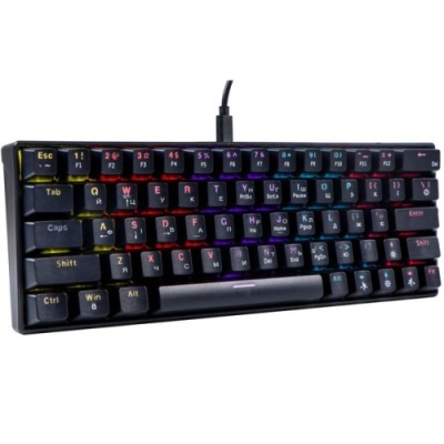 клавіатура провідна twolf t60 blue switch (чорний) 